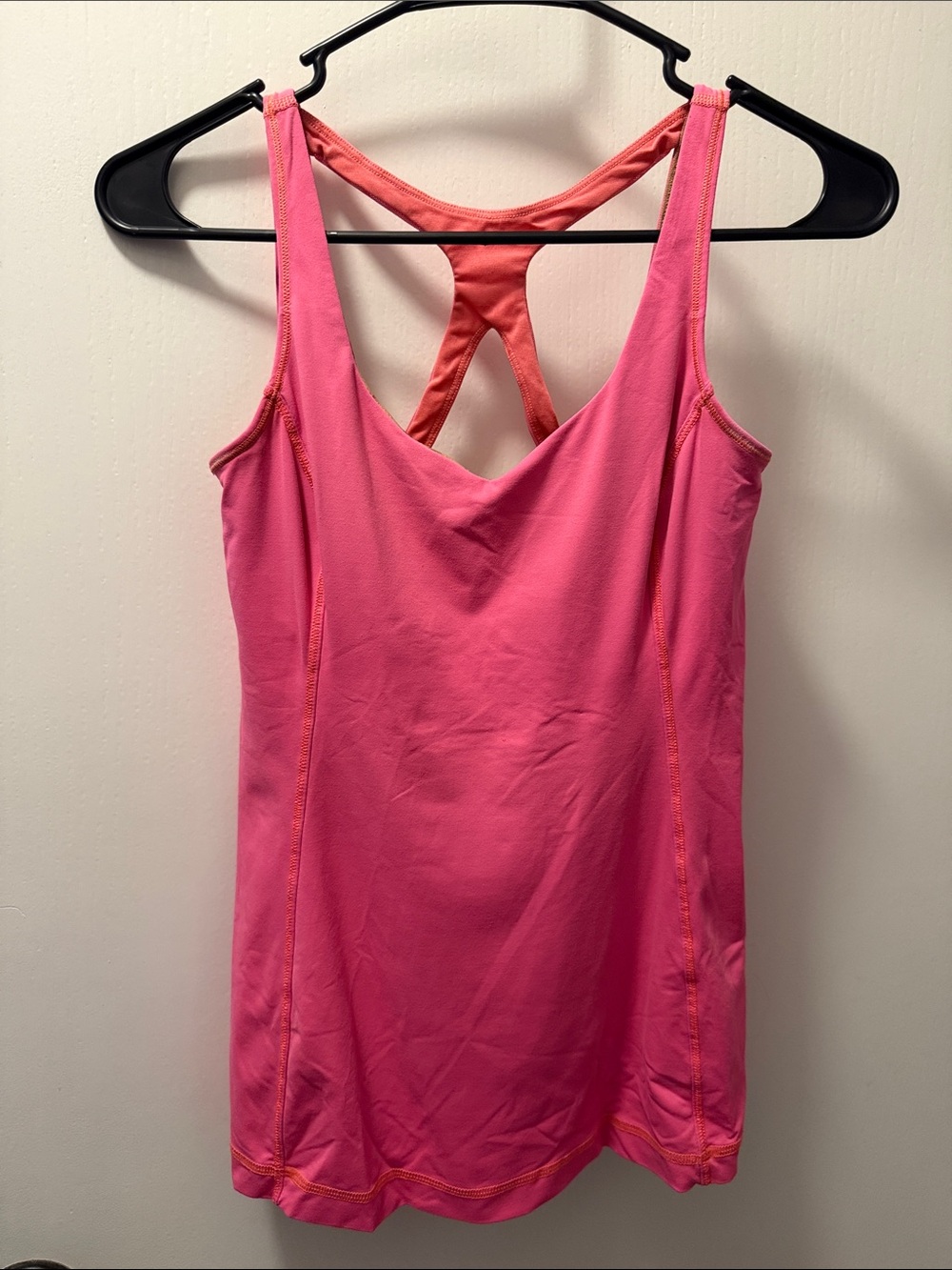 lululemon athletica hot pink coral Racerback Workout Tank